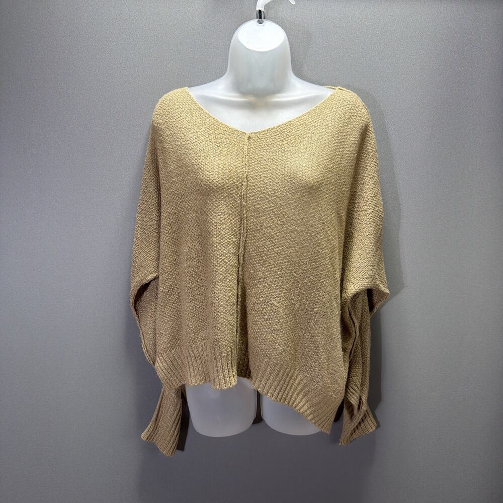 ANDTHEWHY Sz M/L Knit Sweater Oversized Cover Up